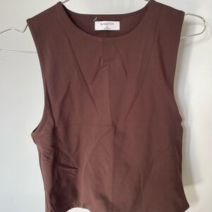Babaton Chocolate Brown Tank Top